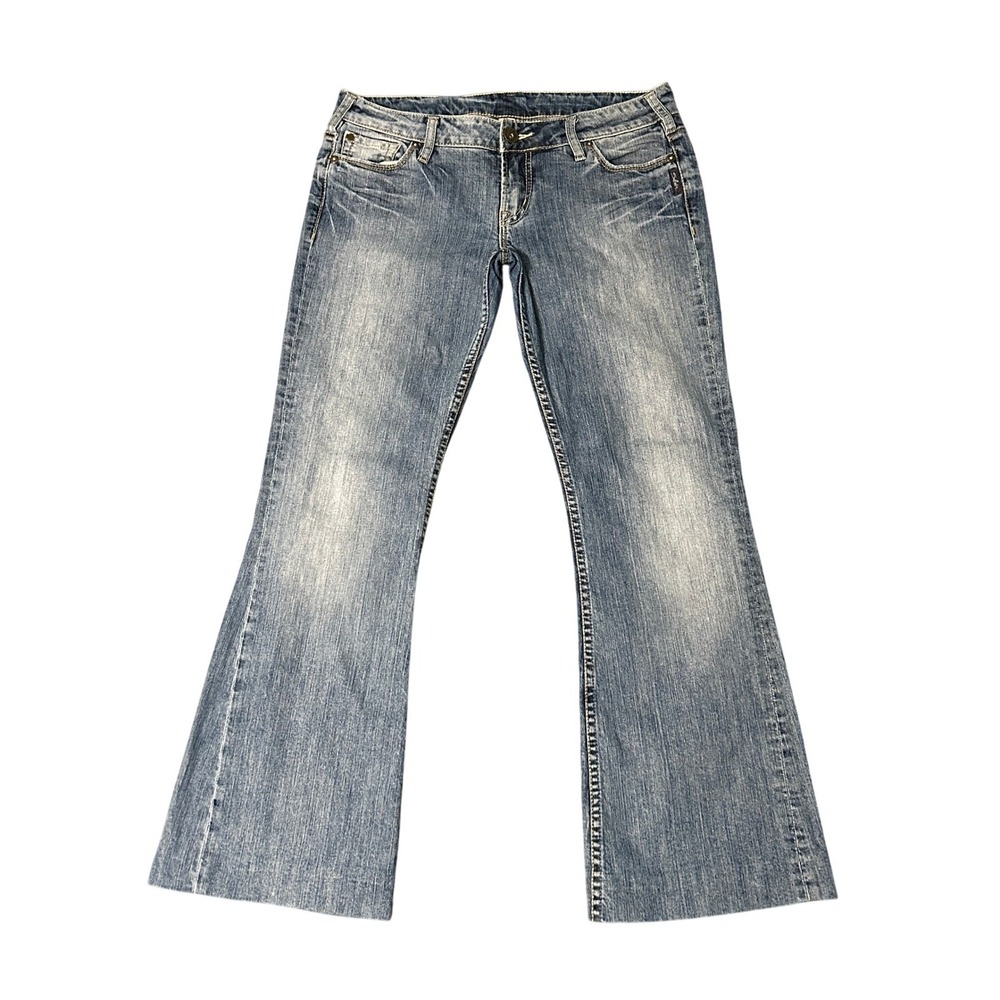 Silver Jeans Co Frances Bootcut Womens 34x29 Blue Medium Wash Western Denim